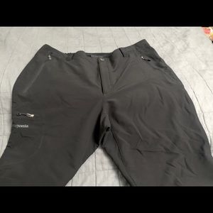 Black Patagonia Waterproof hiking  Pants